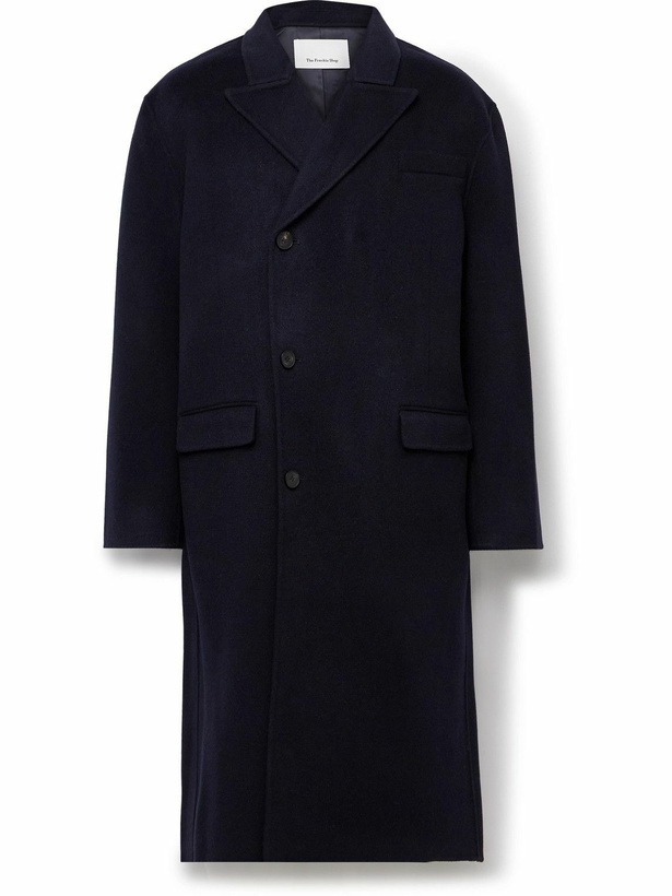 Photo: The Frankie Shop - Paxton Wool-Blend Felt Coat - Blue