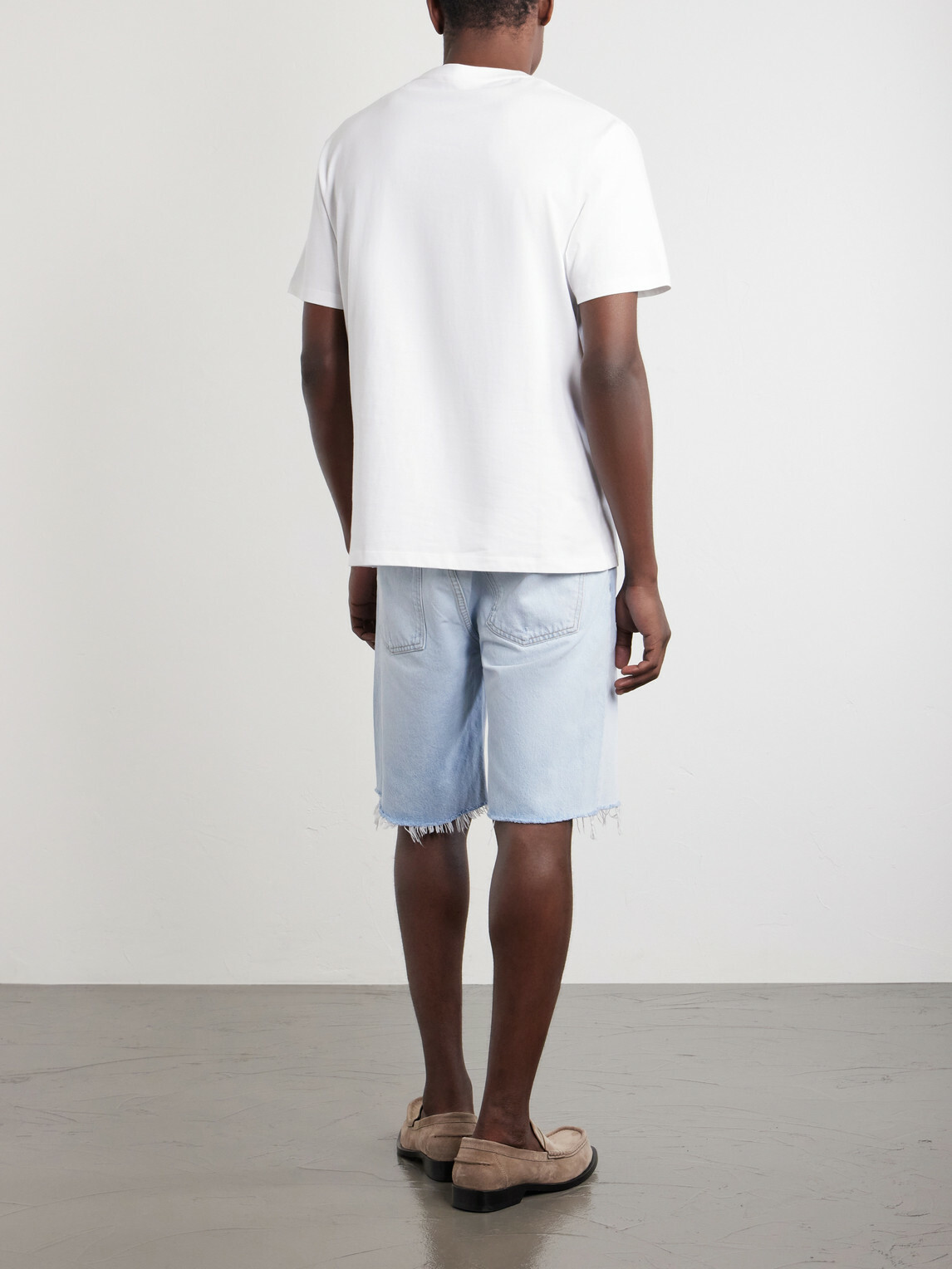 LOEWE - Anagram-Embroidered Cotton-Jersey T-Shirt - White