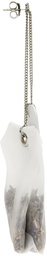 MM6 Maison Margiela Silver Tea Bag Earring