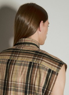 VTMNTS Flannel Sleeveless Shirt