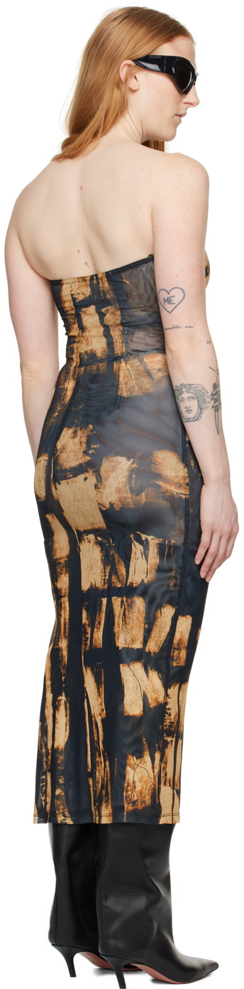 Miaou Black Lila Midi Dress