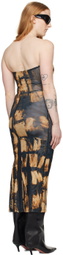 Miaou Black Lila Midi Dress