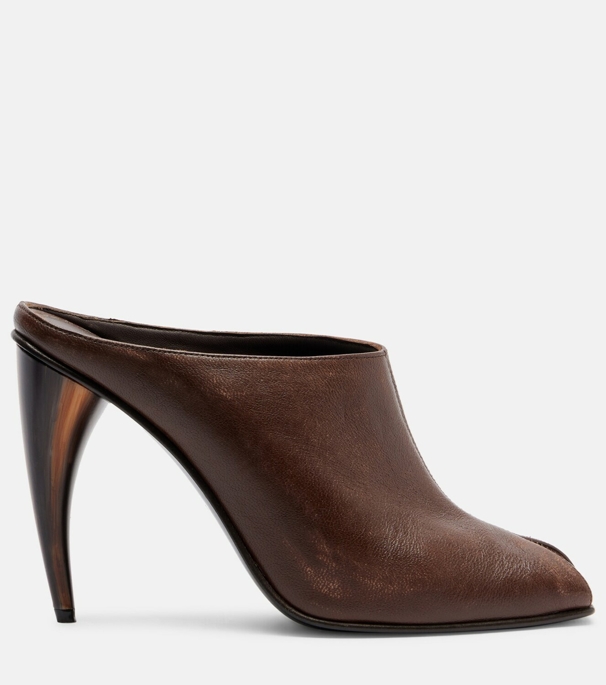 McQueen Leather mules