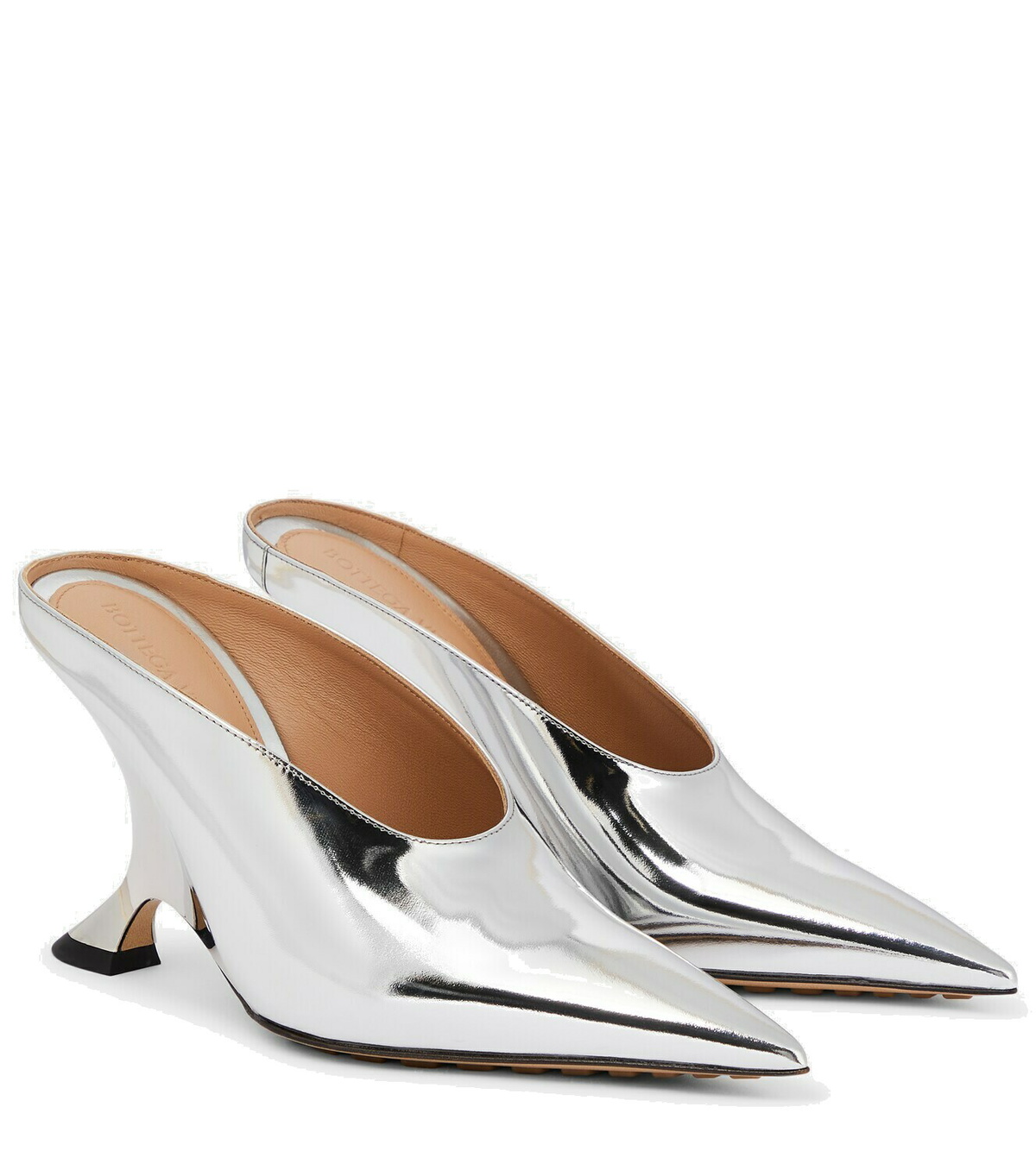 VIP【送料関税込】BottegaVeneta Rocket Mules Rocket patent leather mules in black - Bottega Veneta