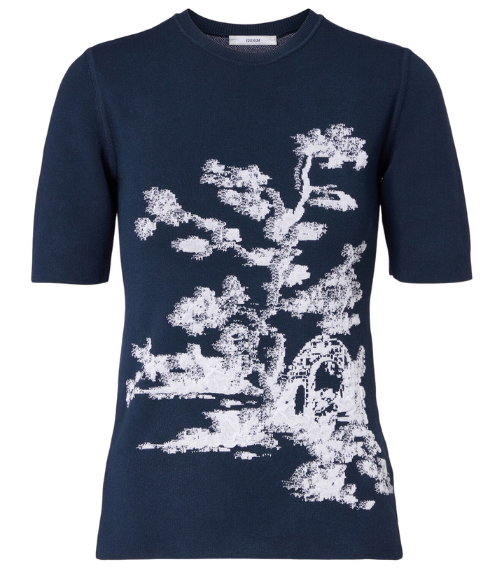 Photo: Erdem Jacquard top
