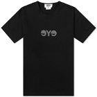 Junya Watanabe MAN Men's x eYe Logo T-Shirt in Black