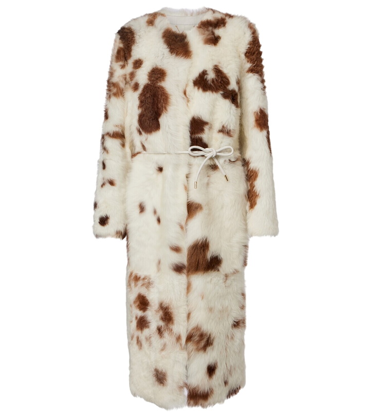 Photo: Zimmermann Hypnotic shearling coat