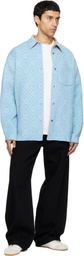 Casablanca Blue Double Faced Overshirt