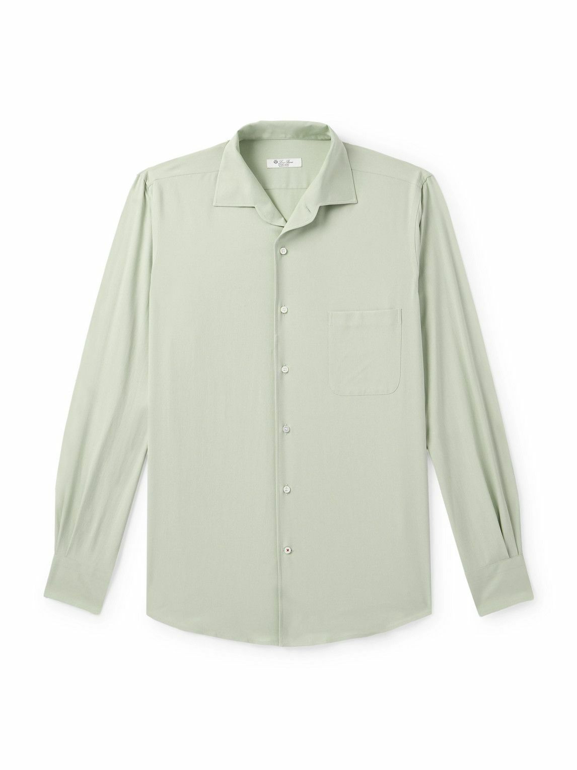 Loro Piana - André Silk Shirt - Green