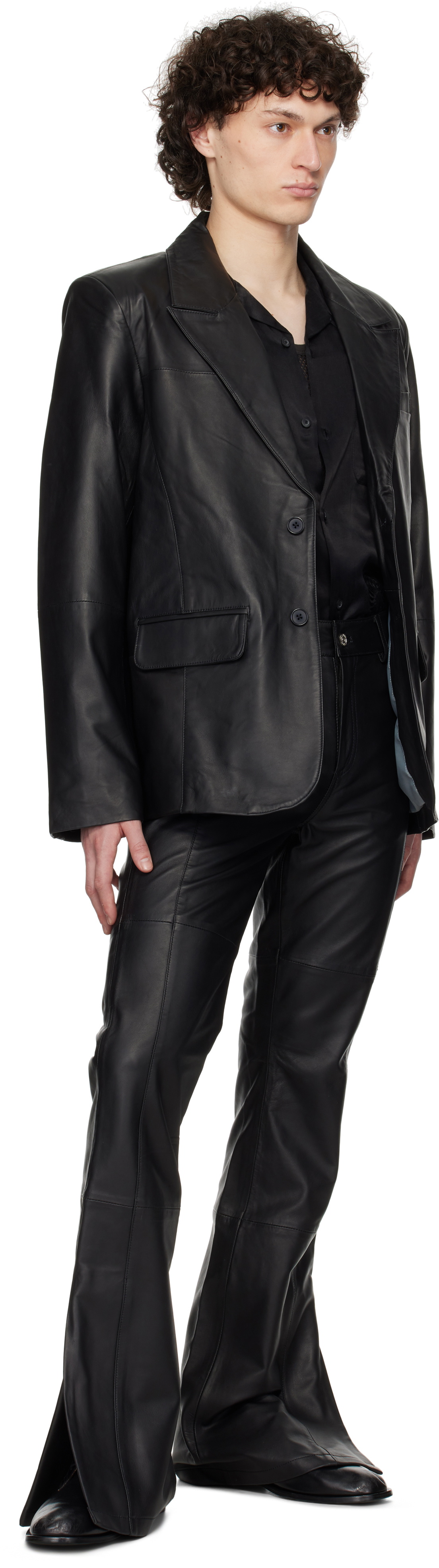 Deadwood Black Prance Leather Pants
