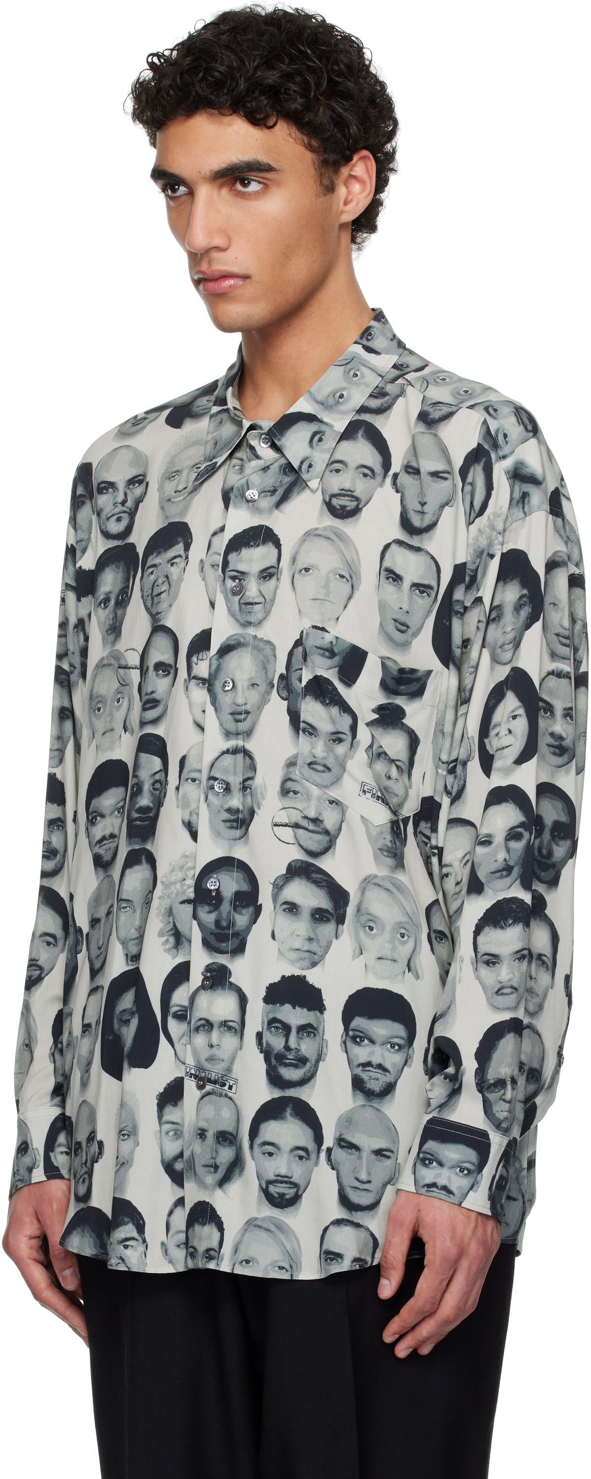 Magliano Black & White Finalists Twisted Shirt
