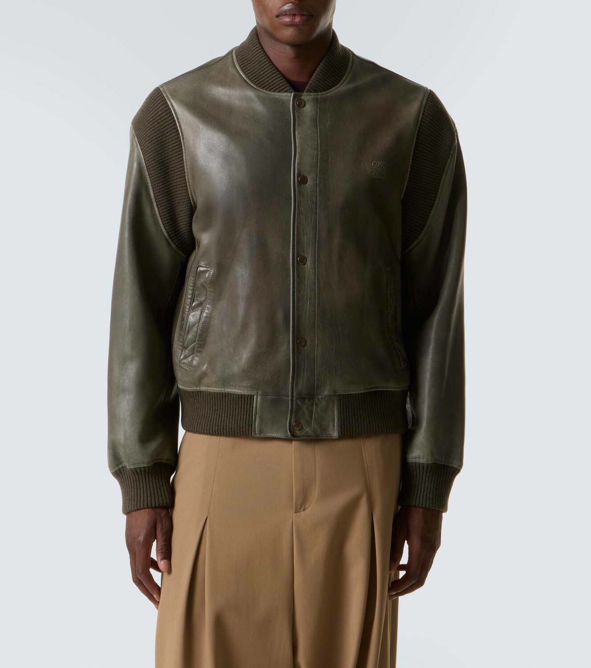 Loewe Leather bomber jacket