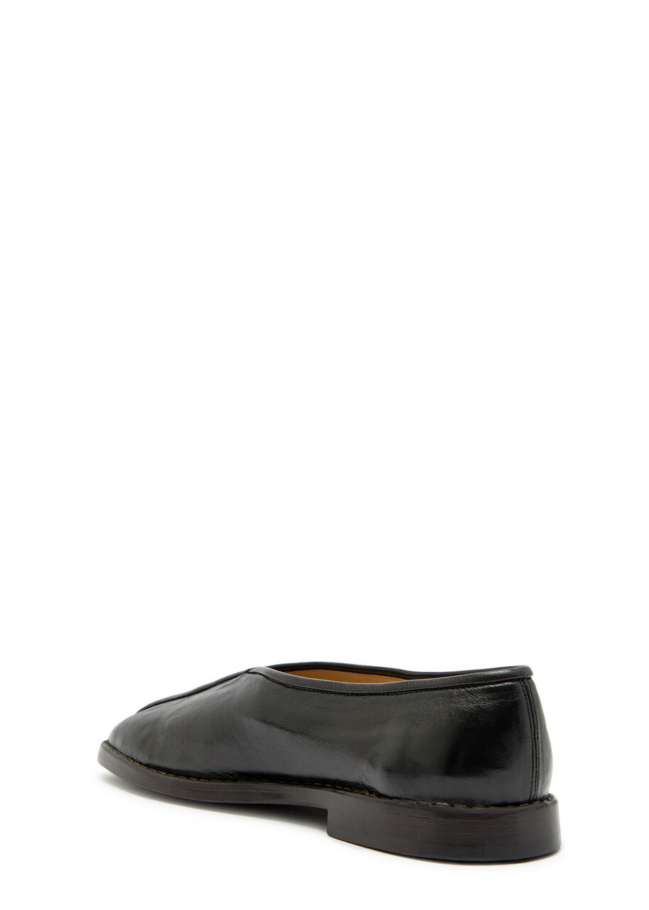 Lemaire Leather Loafers Black