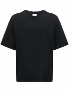 LOWNN - Logo Embroidery Cotton Jersey T-shirt