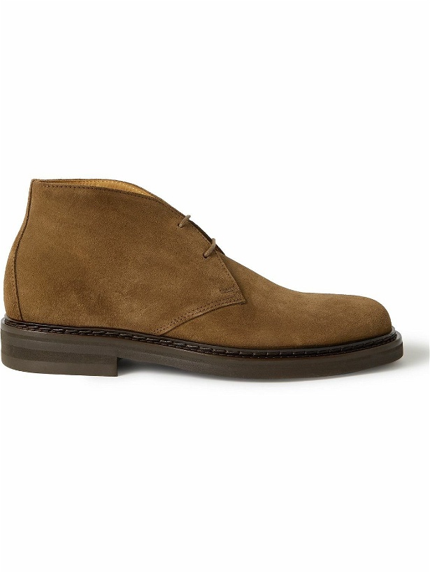 Photo: Mr P. - Jacques Suede Desert Boots - Brown
