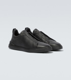 Zegna Triple Stitch leather sneakers