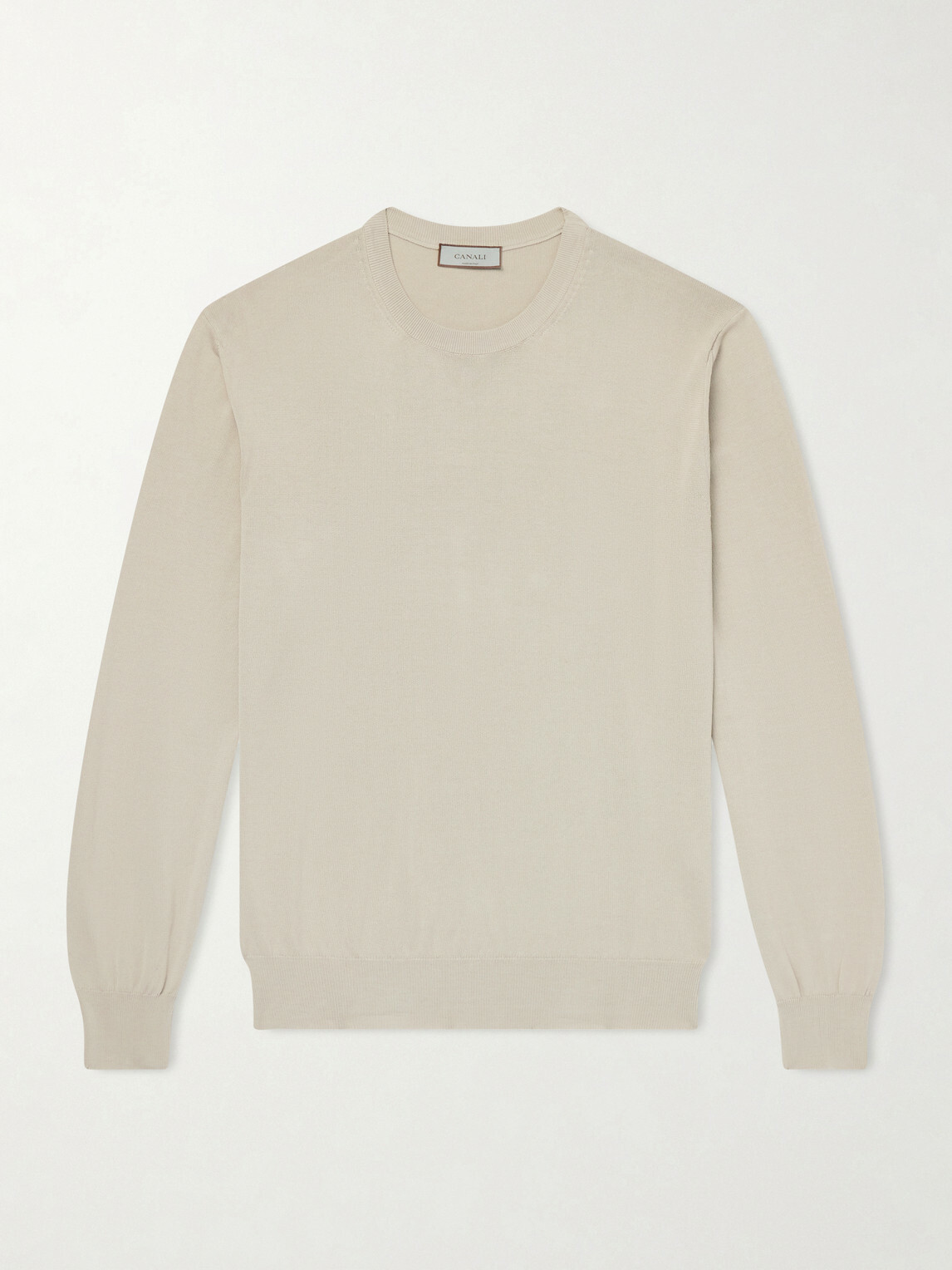 Canali - Cotton Sweater - Neutrals