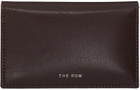 The Row Brown Two Card Holder