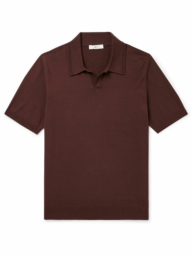 Photo: Mr P. - Johnny Cotton Polo Shirt - Brown