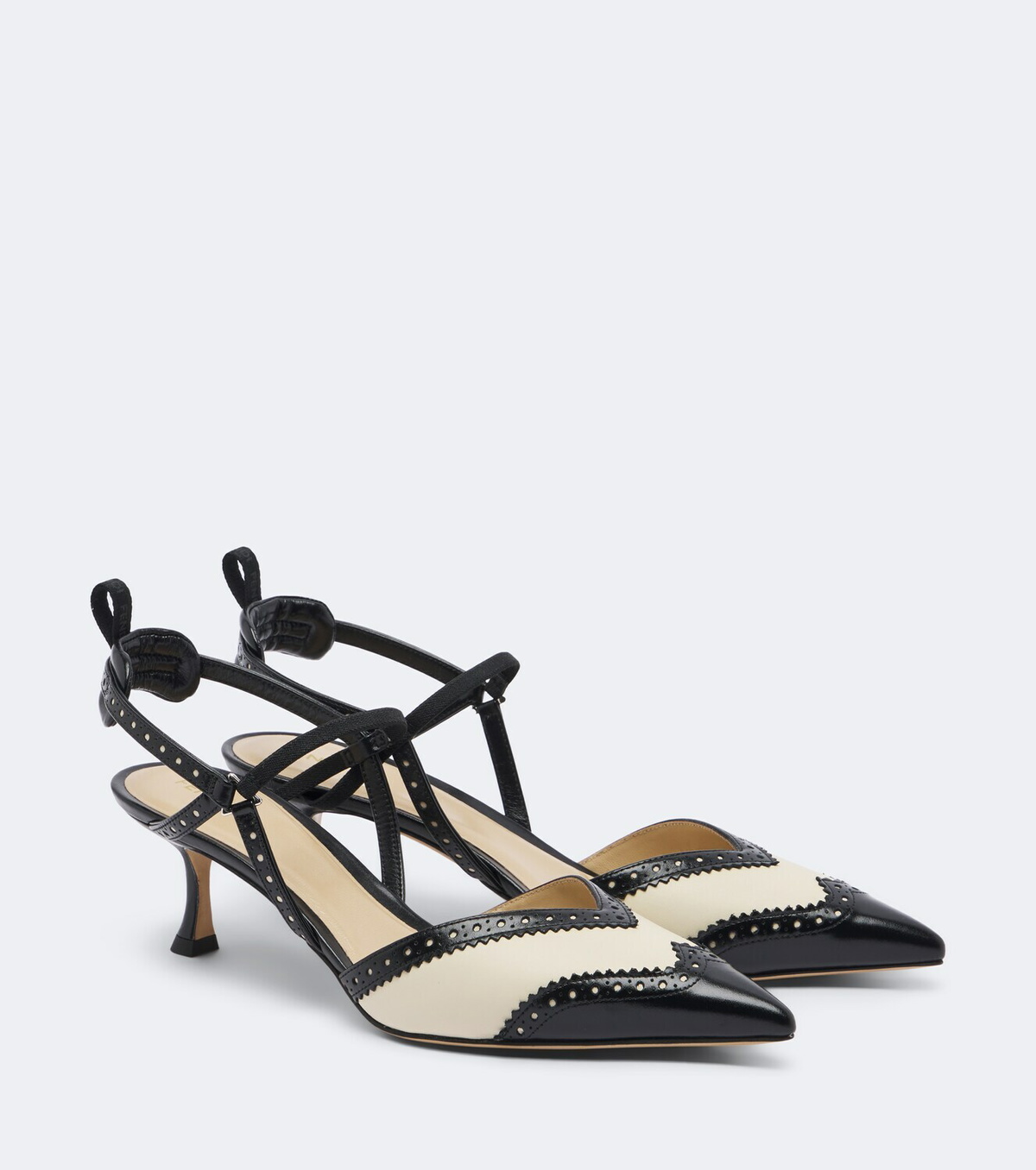 Fendi Colibrì leather slingback pumps