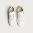 Stepney Workers Club Men's Pearl II S-Strike Leather Sneaker in White/Putty