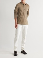 Barena - Slim-Fit Wool-Blend Polo Shirt - Neutrals