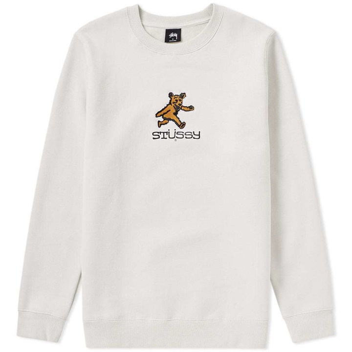 Photo: Stussy Bear Applique Crew Sweat Neutrals