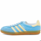 Adidas GAZELLE INDOOR W Sneakers in Semi Blue Burst/Almost Yellow/White