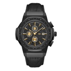 JBW Saxon GMT Quartz Black Dial Unisex Watch JB-6101L-S