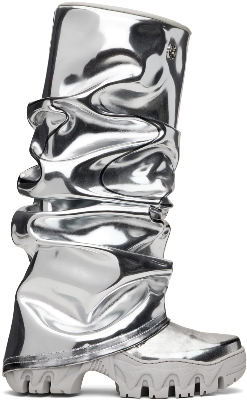 【関税込み】Rombaut シルバー Typhoon ブーツ Typhoon Silver Boots - Rombaut - Footwear – ROMBAUT