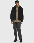 ØLÅF WOOL VARSITY COACH JACKET Black Mens Overshirt