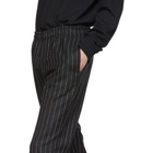 1017 ALYX 9SM Black Pinstripe Elasticized Trousers