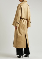 BY Malene Birger Alanis Stretch-cotton Trench Coat Beige