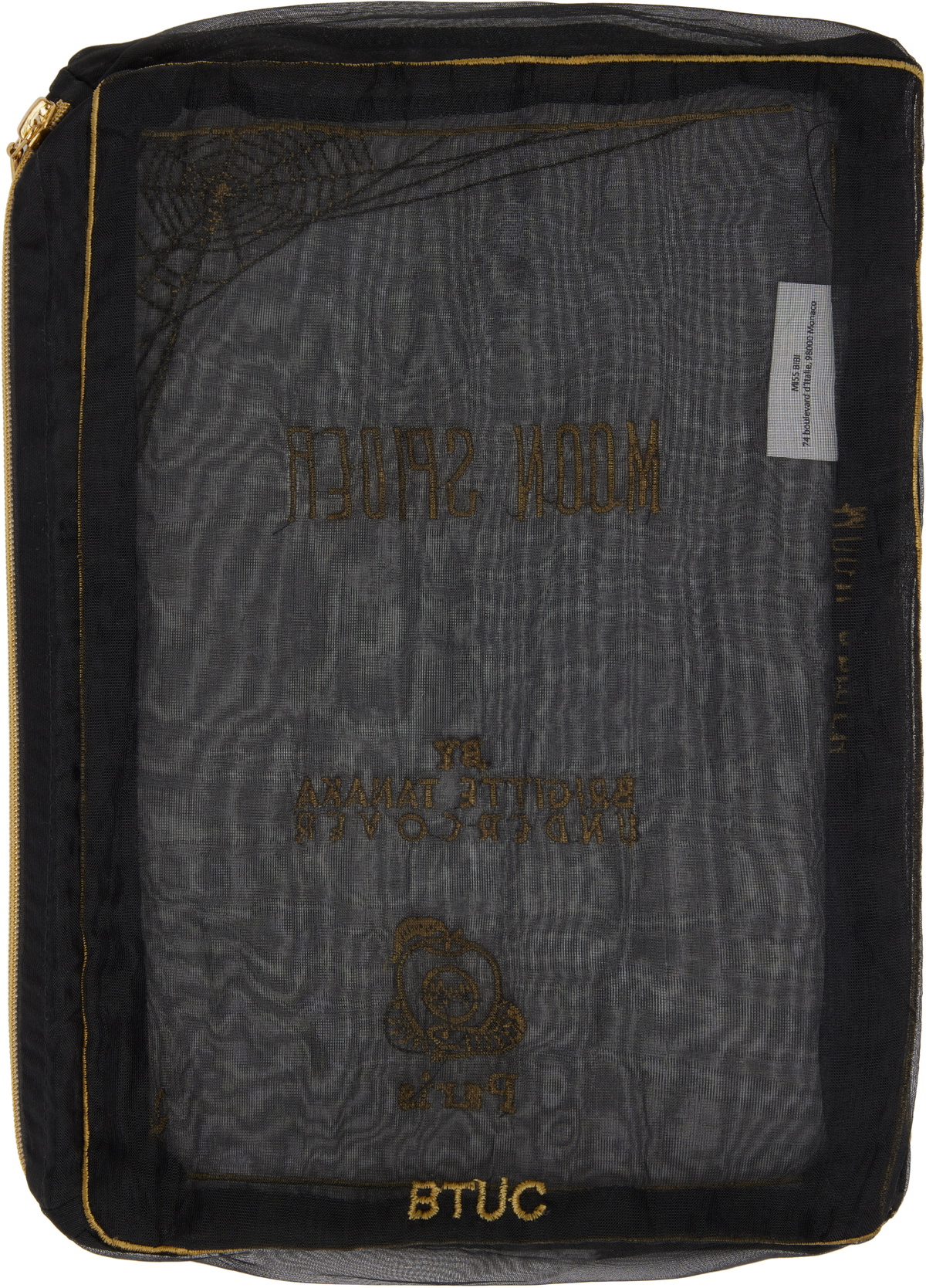 アンダーカバー Brigitte Tanaka UC2D1P04 ポーチ UNDERCOVER Black Brigitte Tanaka Edition UC2D1P04 Pouch