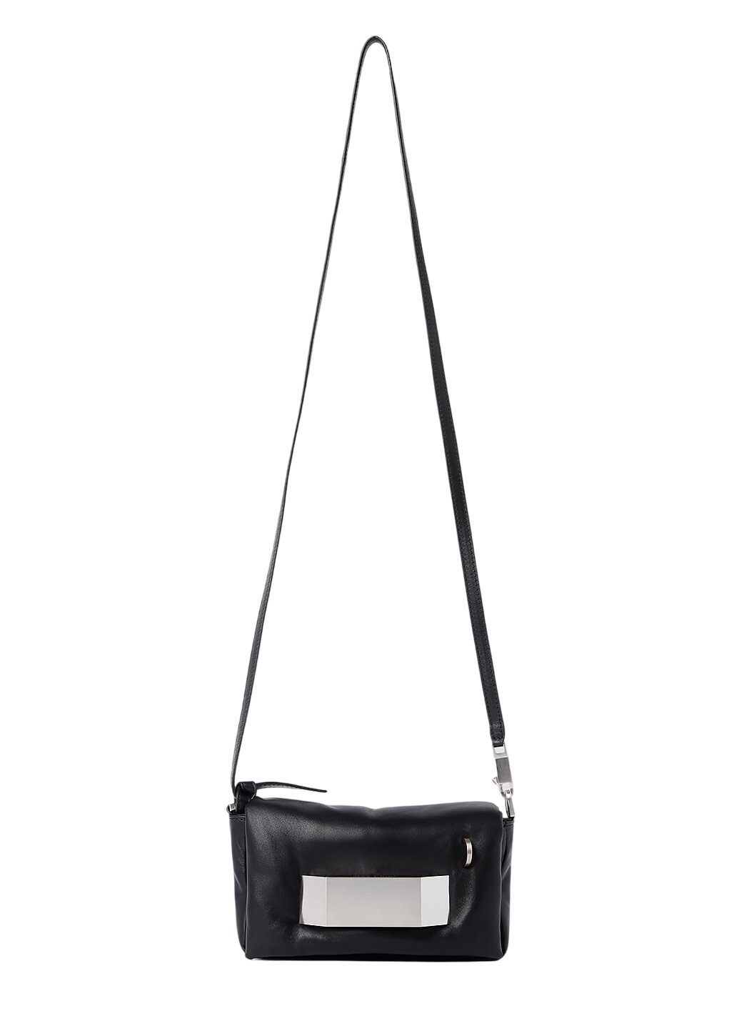 Rick Owens Black Sugar Calf Leather Club Bag Rick Owens