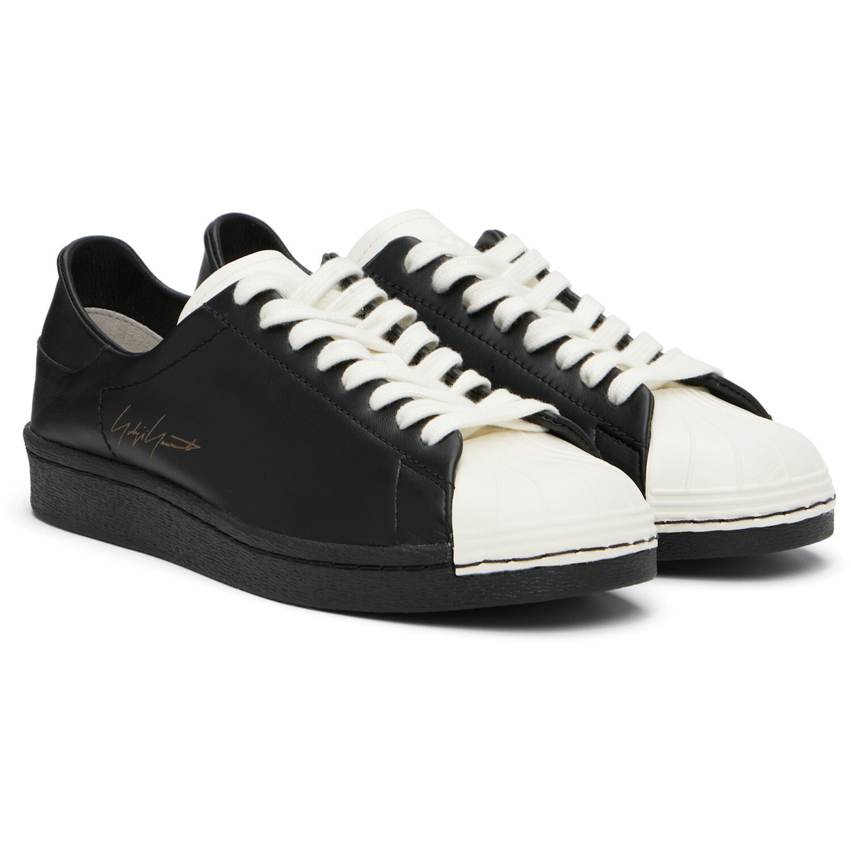 Y-3 Black Superstar Sneakers