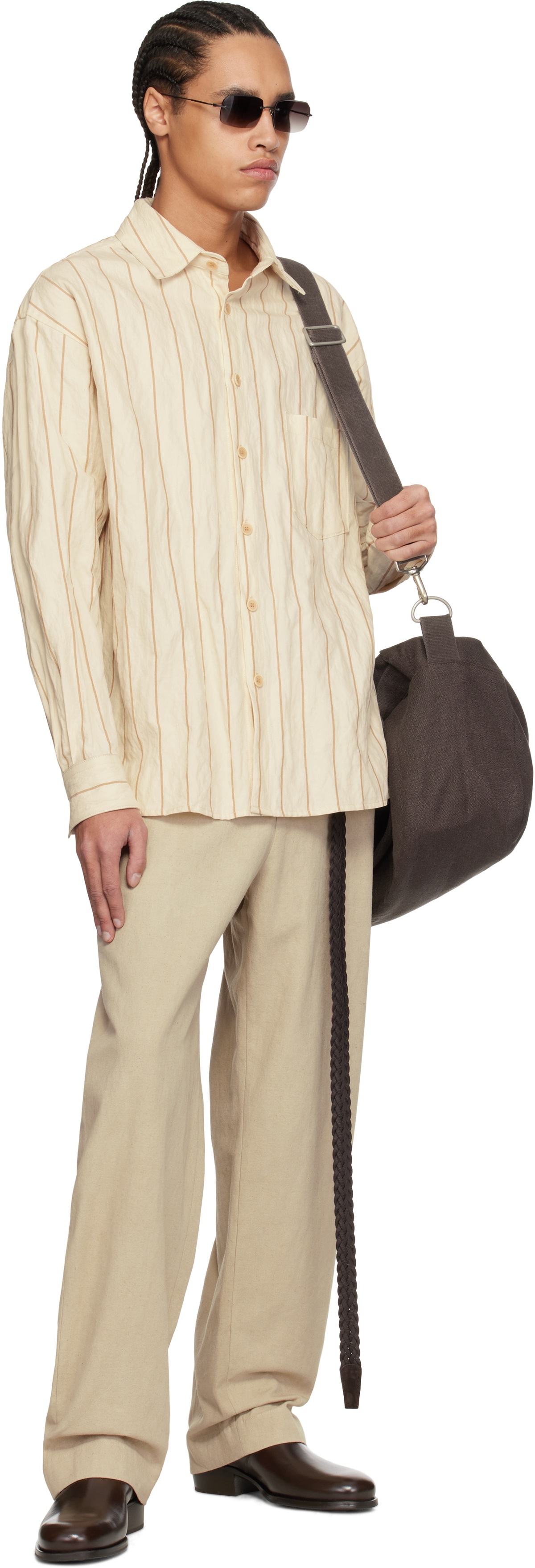 colbo Beige Chinos Trousers