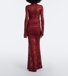 Bananhot Francisca guipure lace gown