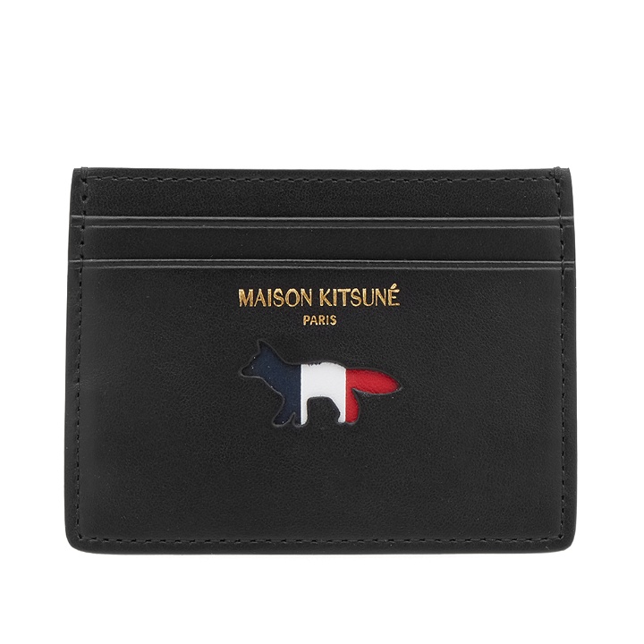 Photo: Maison Kitsuné Tricolour Leather Card Holder