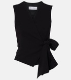 Max Mara Cady wrap top