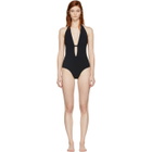 Ward Whillas Black Farrah Halter Swimsuit