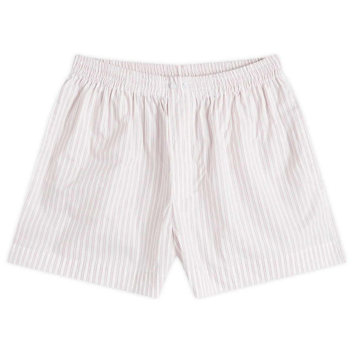 Deiji Studios Women's Stripe Boxer Shorts in Musk Stripe