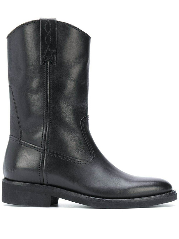 Photo: GOLDEN GOOSE - Biker Leather Boots