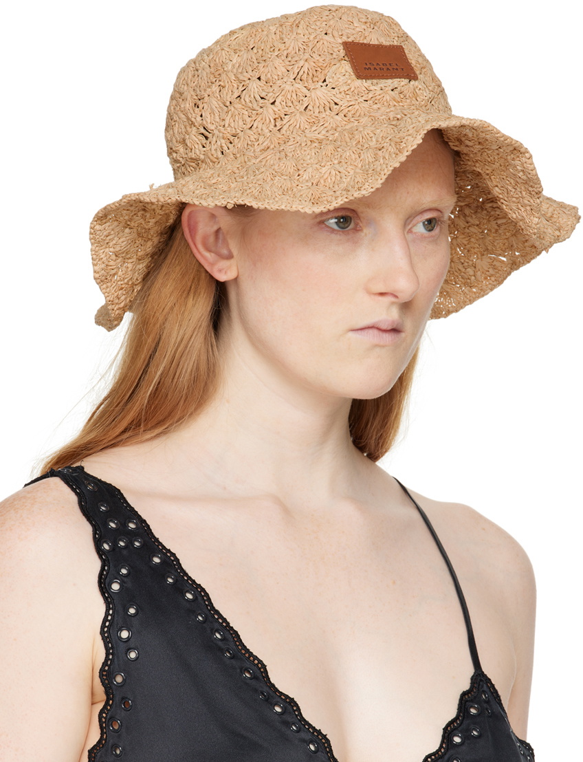 Isabel Marant Beige Tulum Raffia Hat Isabel Marant
