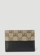 Gucci - Monogram Card Holder in Beige