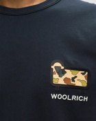 Woolrich Camo Sheep Tee Blue - Mens - Shortsleeves
