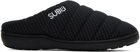 and wander Black SUBU Edition Permanent Slippers