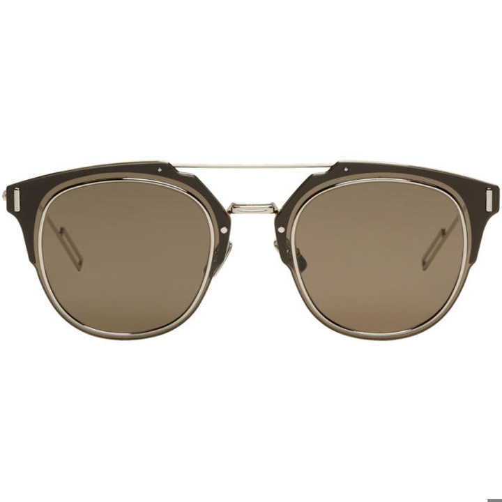 Photo: Dior Homme Silver Composit 1.0 Sunglasses 