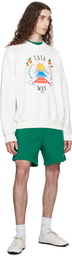 Casablanca Green Montagne Sweat Shorts
