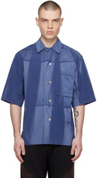 JiyongKim Blue Sun-Bleached Shirt